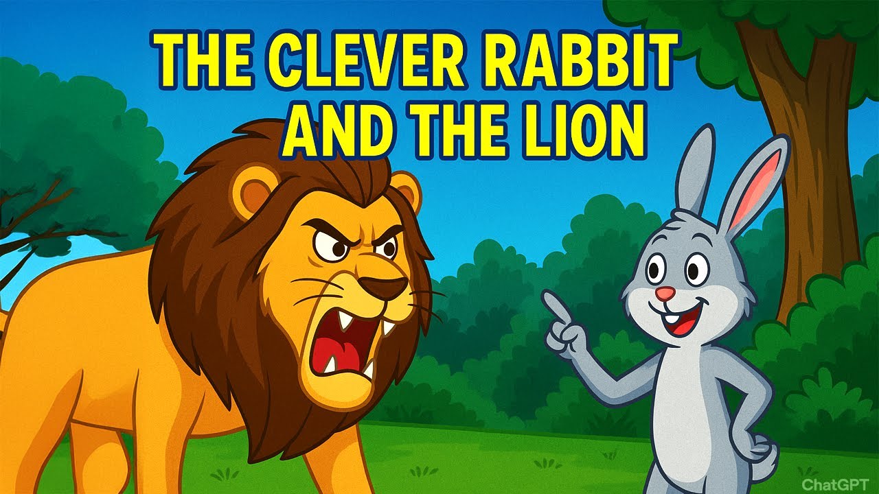 The Angry Lion & Clever Rabbit | Kids Cartoon Story img